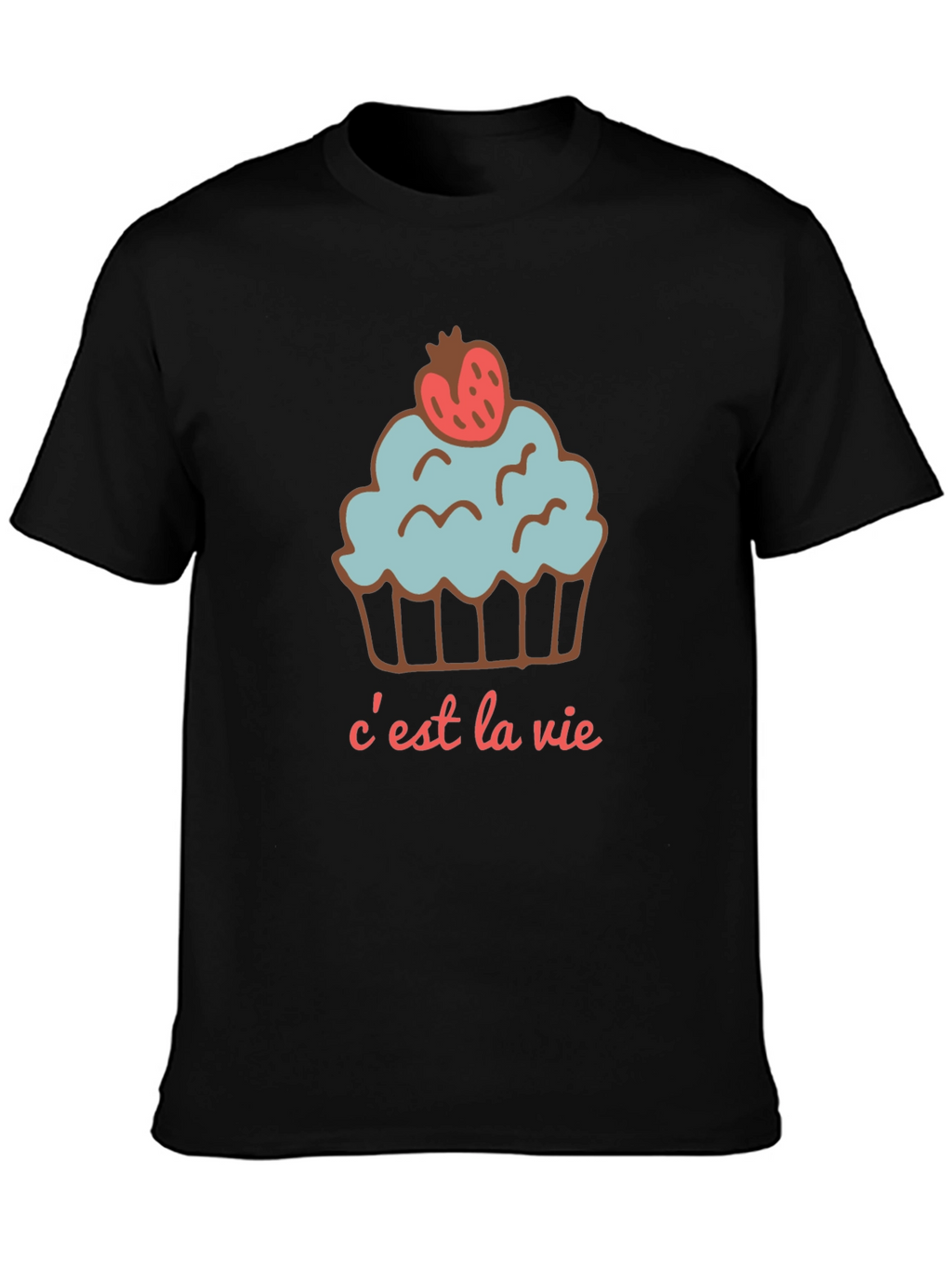 Cest La Vie Cupcake Graphic Tee