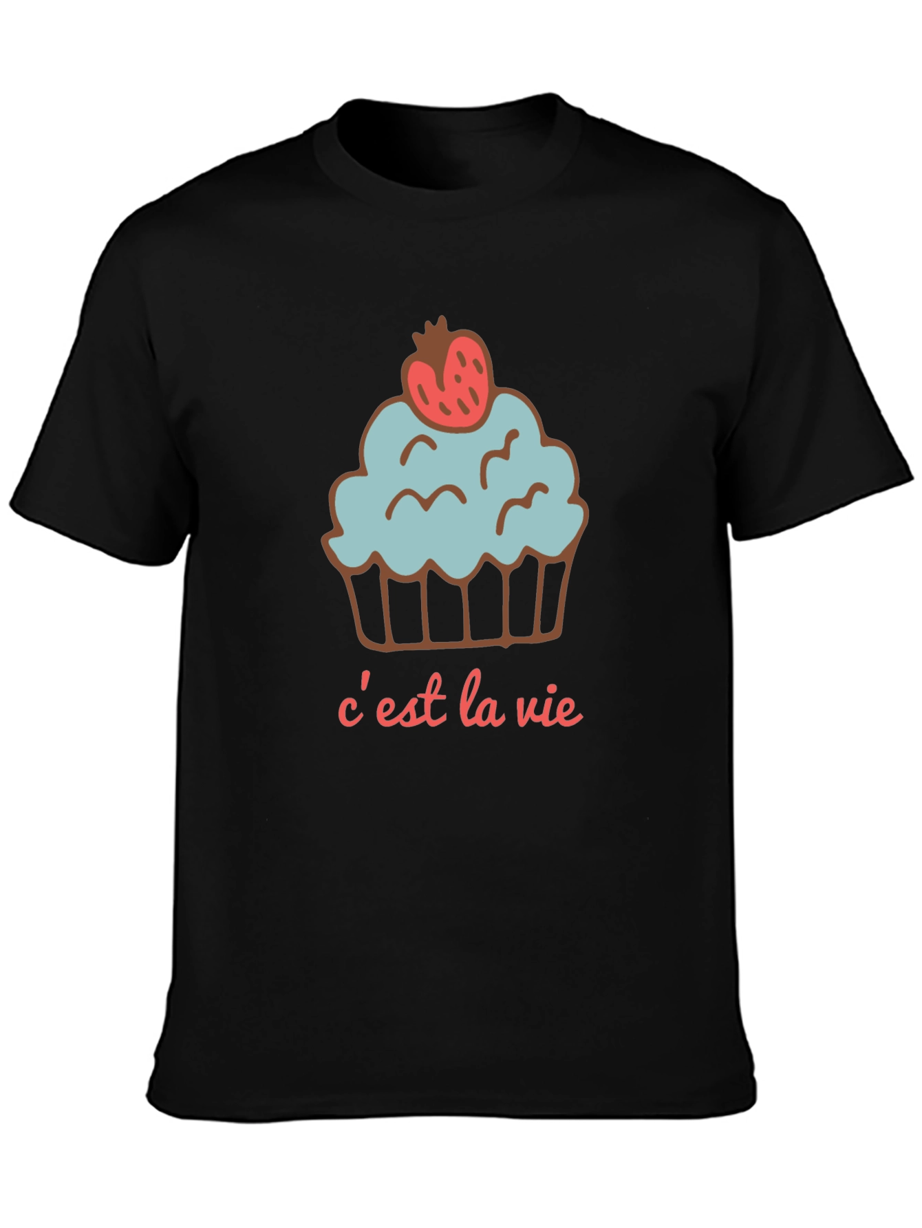 Cest La Vie Cupcake Graphic Tee