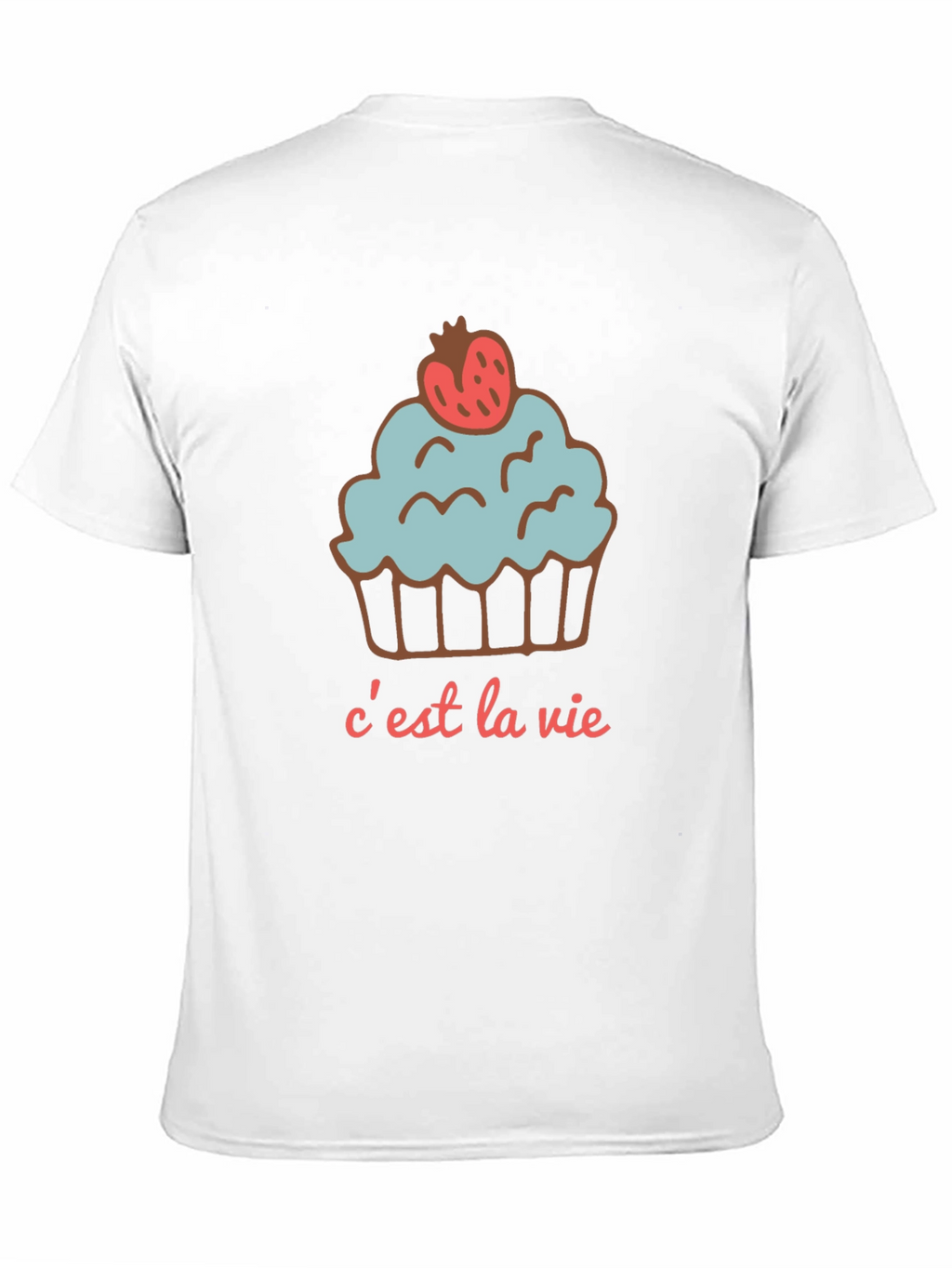 Cest La Vie Cupcake Graphic Tee