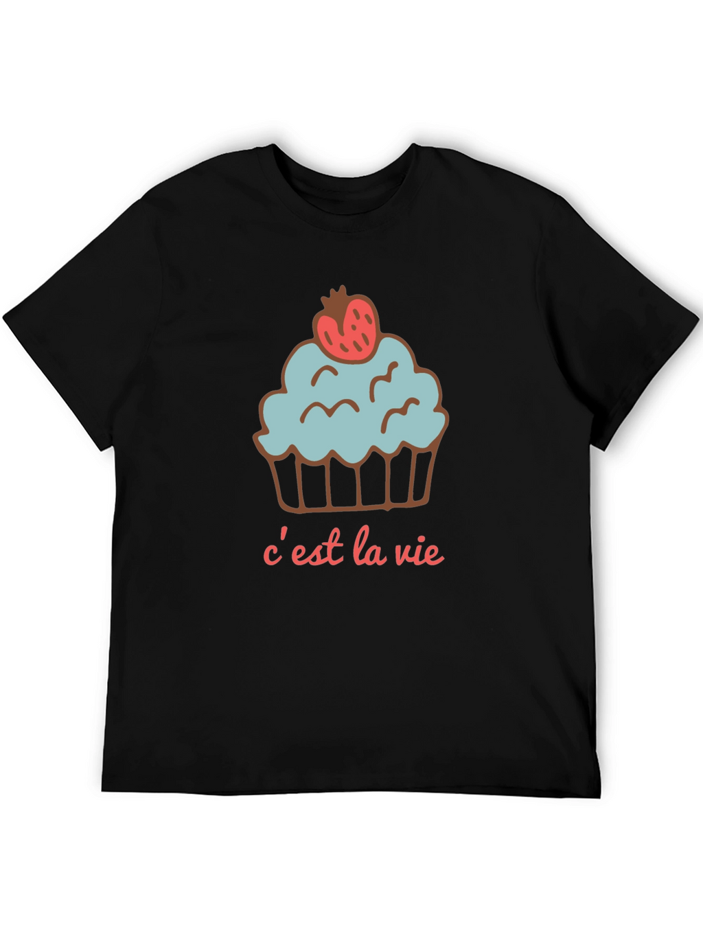Cest La Vie Cupcake Graphic Tee