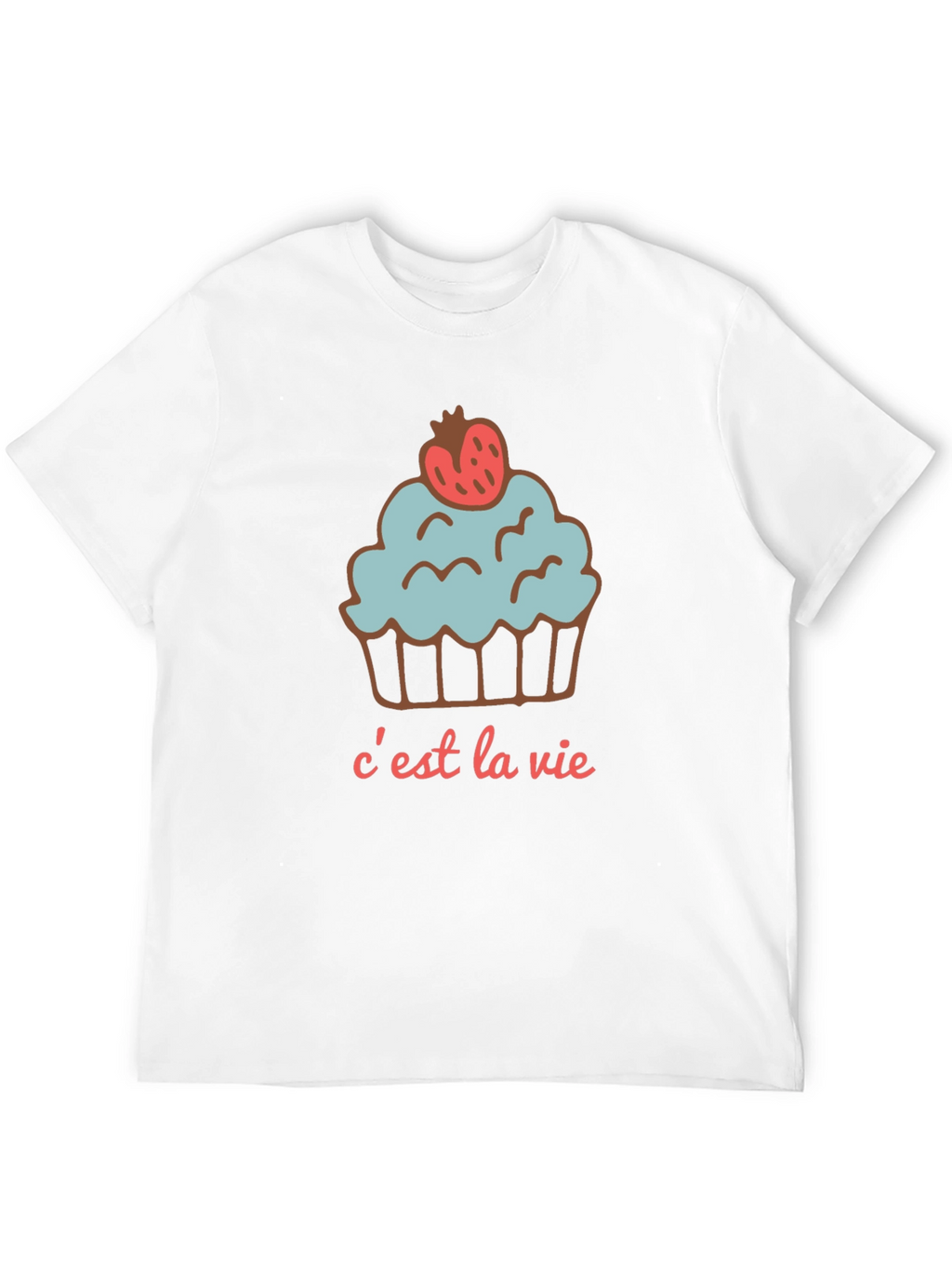 Cest La Vie Cupcake Graphic Tee