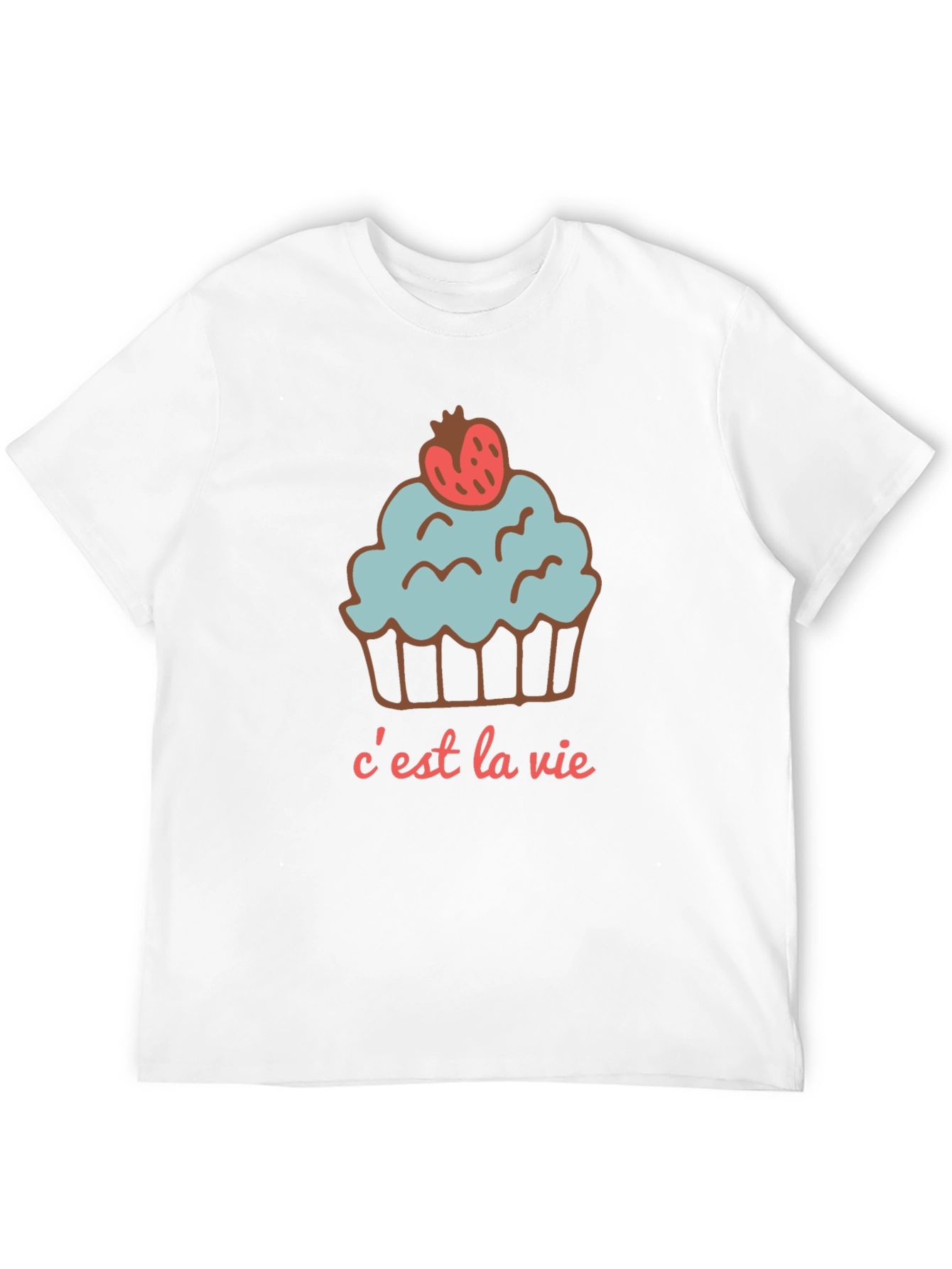 Cest La Vie Cupcake Graphic Tee