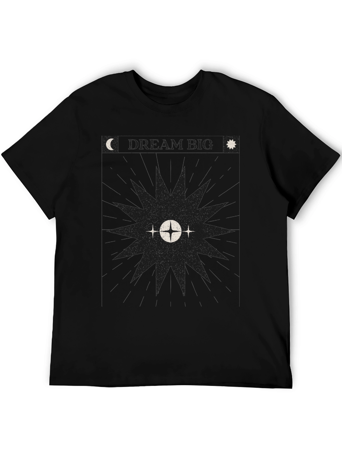 Celestial Graphic Black T-Shirt