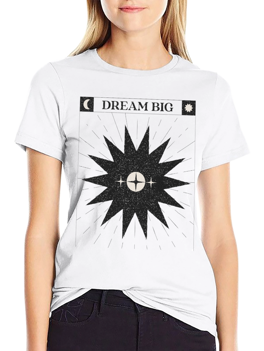 Celestial Graphic Black T-Shirt