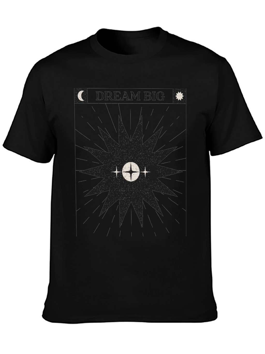 Celestial Graphic Black T-Shirt