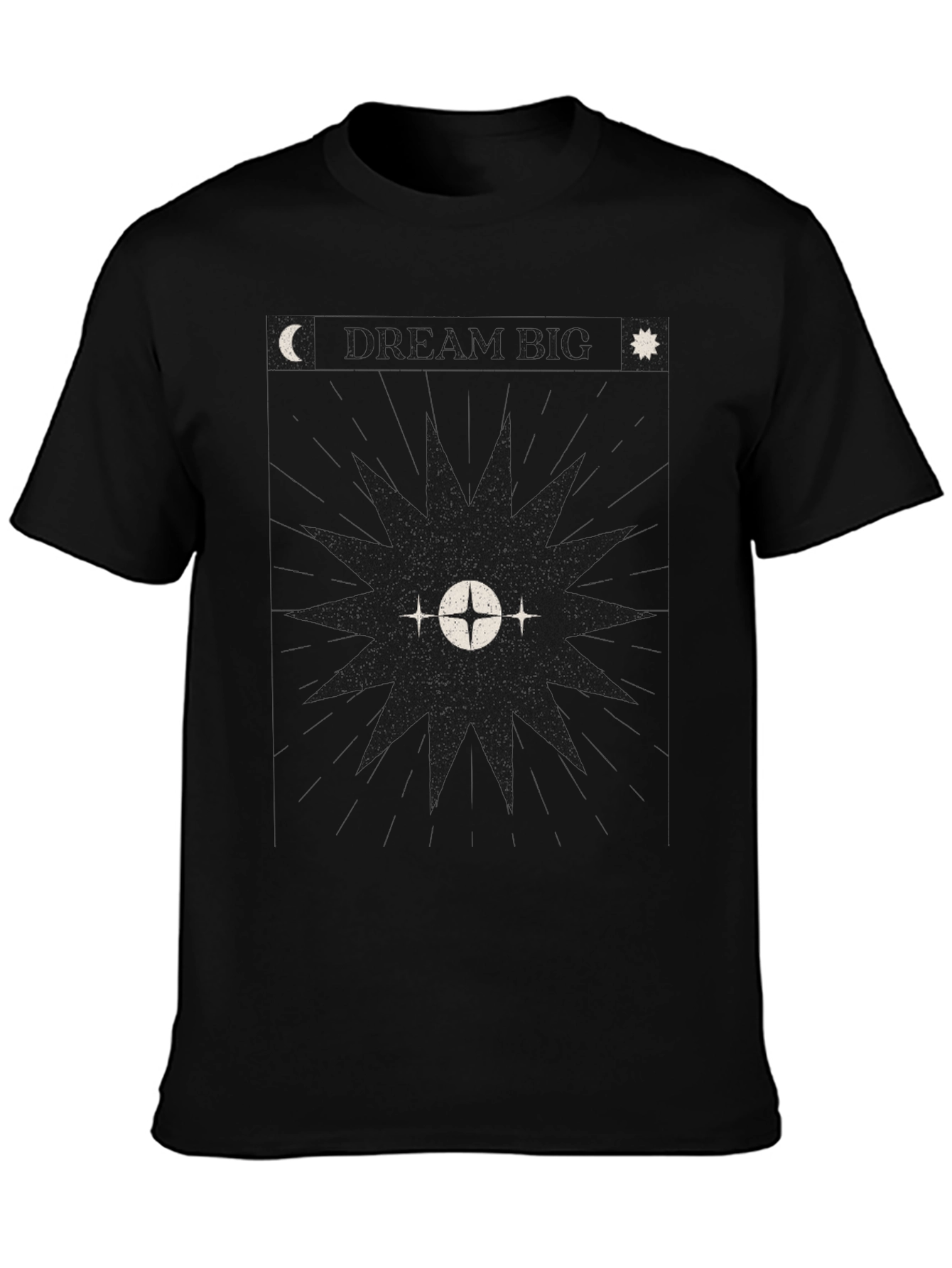 Celestial Graphic Black T-Shirt