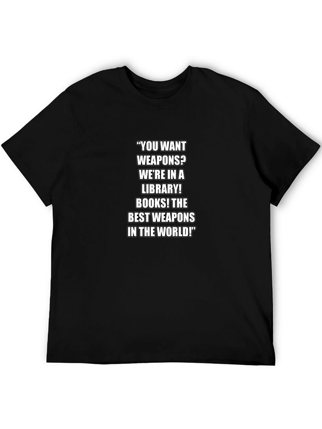 Library Books Best Weapons T-Shirt