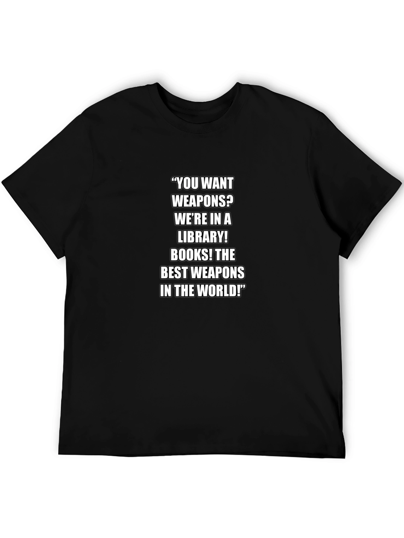 Library Books Best Weapons T-Shirt