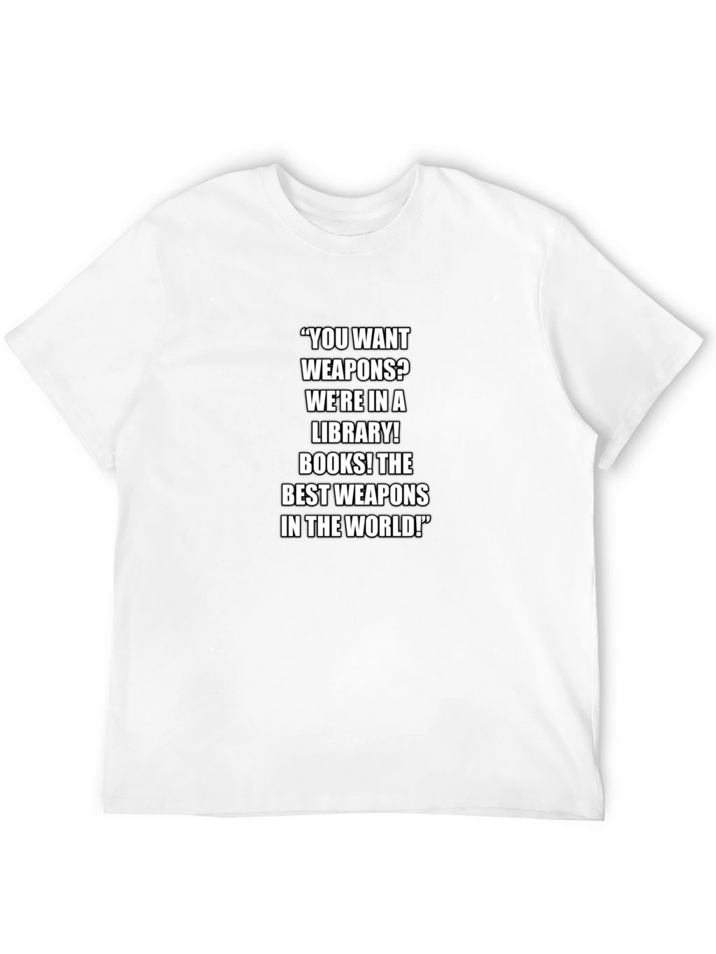 Library Books Best Weapons T-Shirt