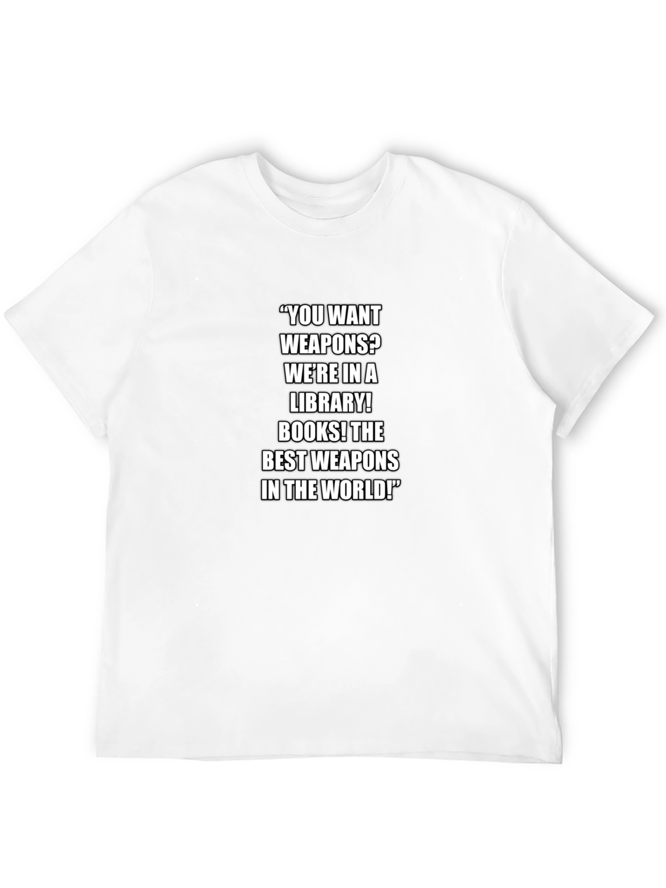 Library Books Best Weapons T-Shirt