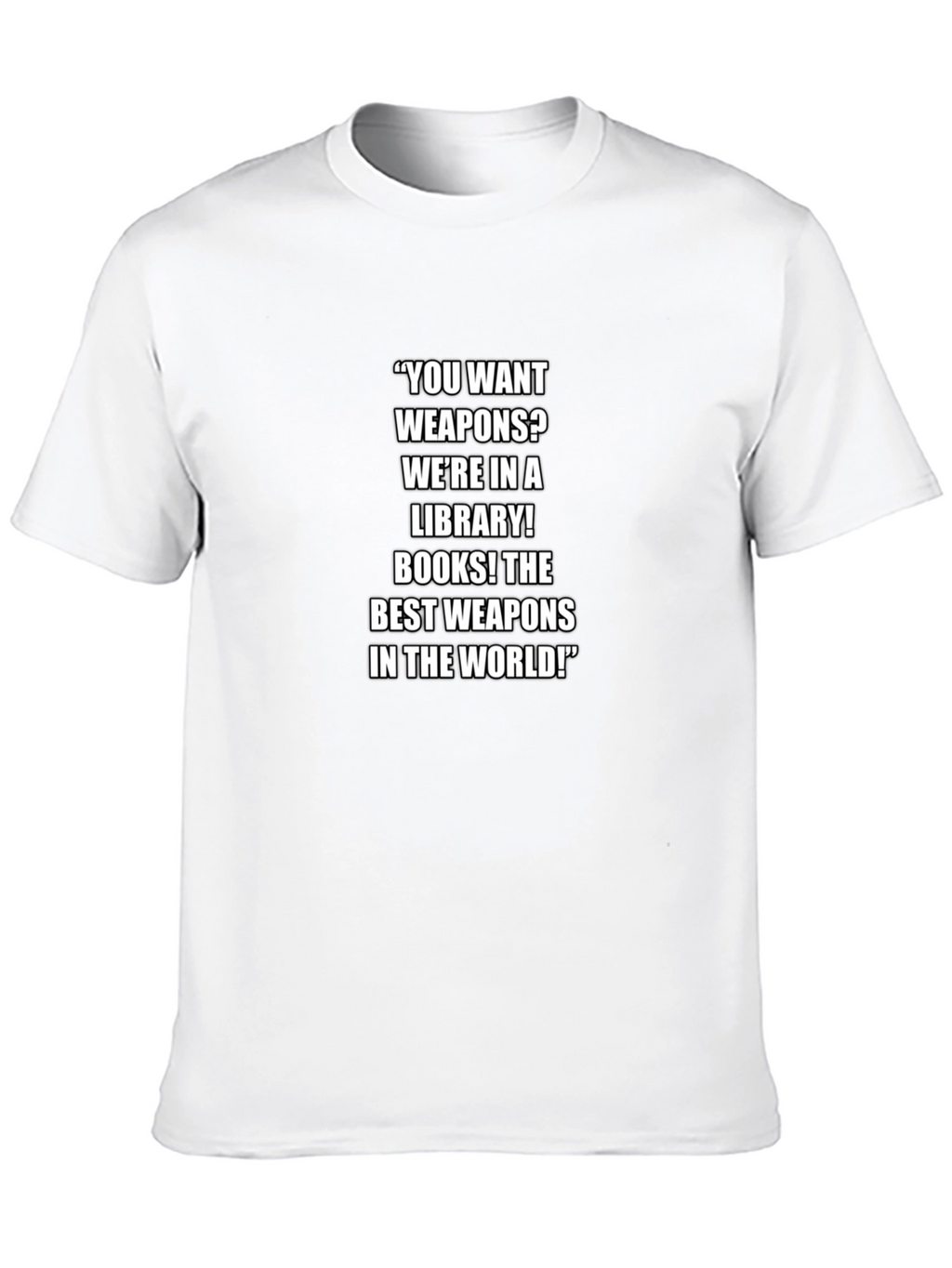 Library Books Best Weapons T-Shirt