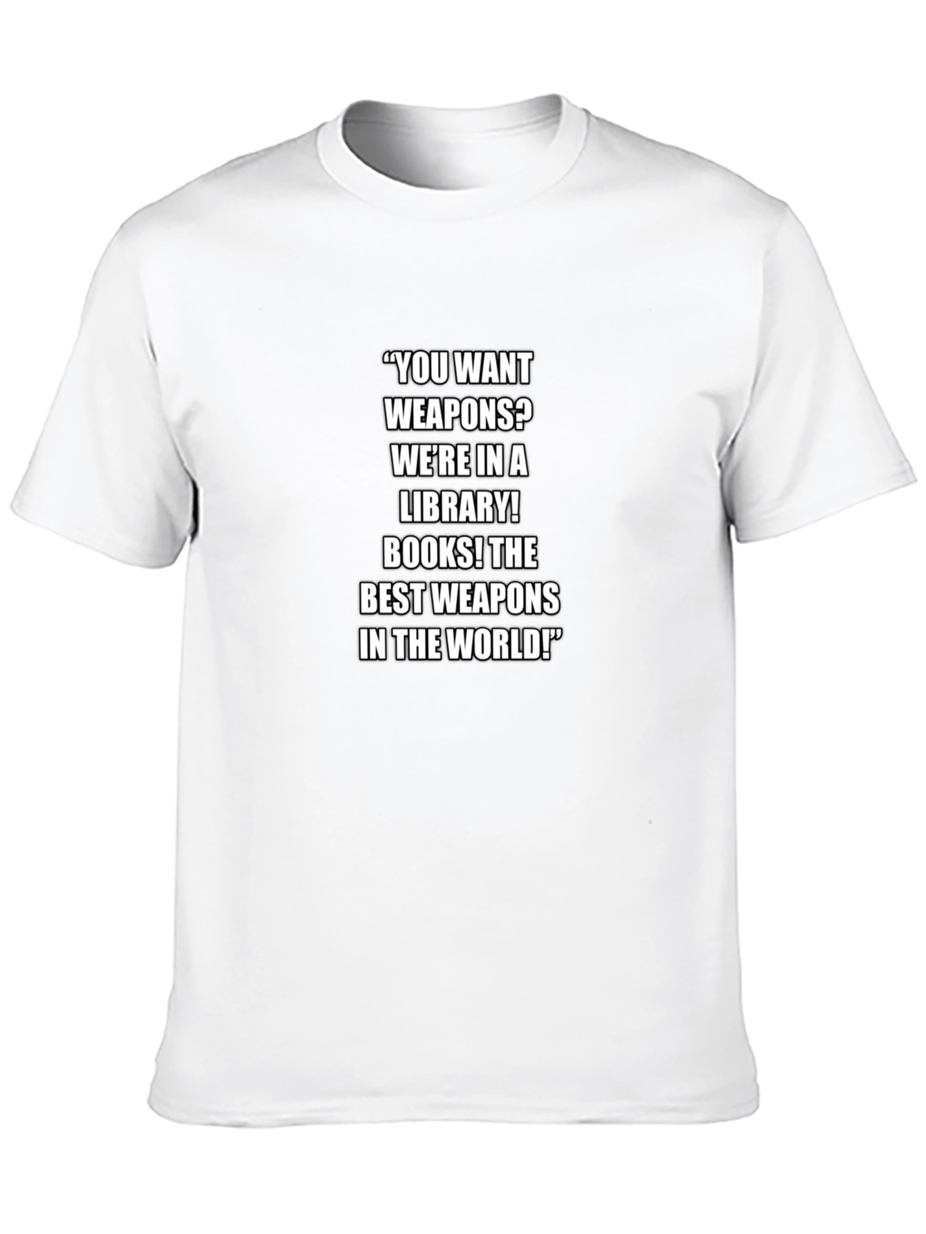 Library Books Best Weapons T-Shirt