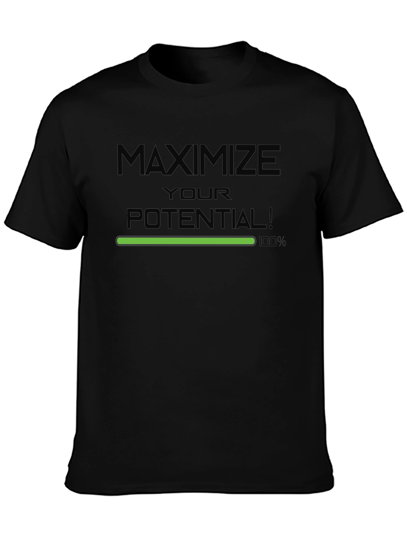 Maximize Your Potential Graphic Tee - Black