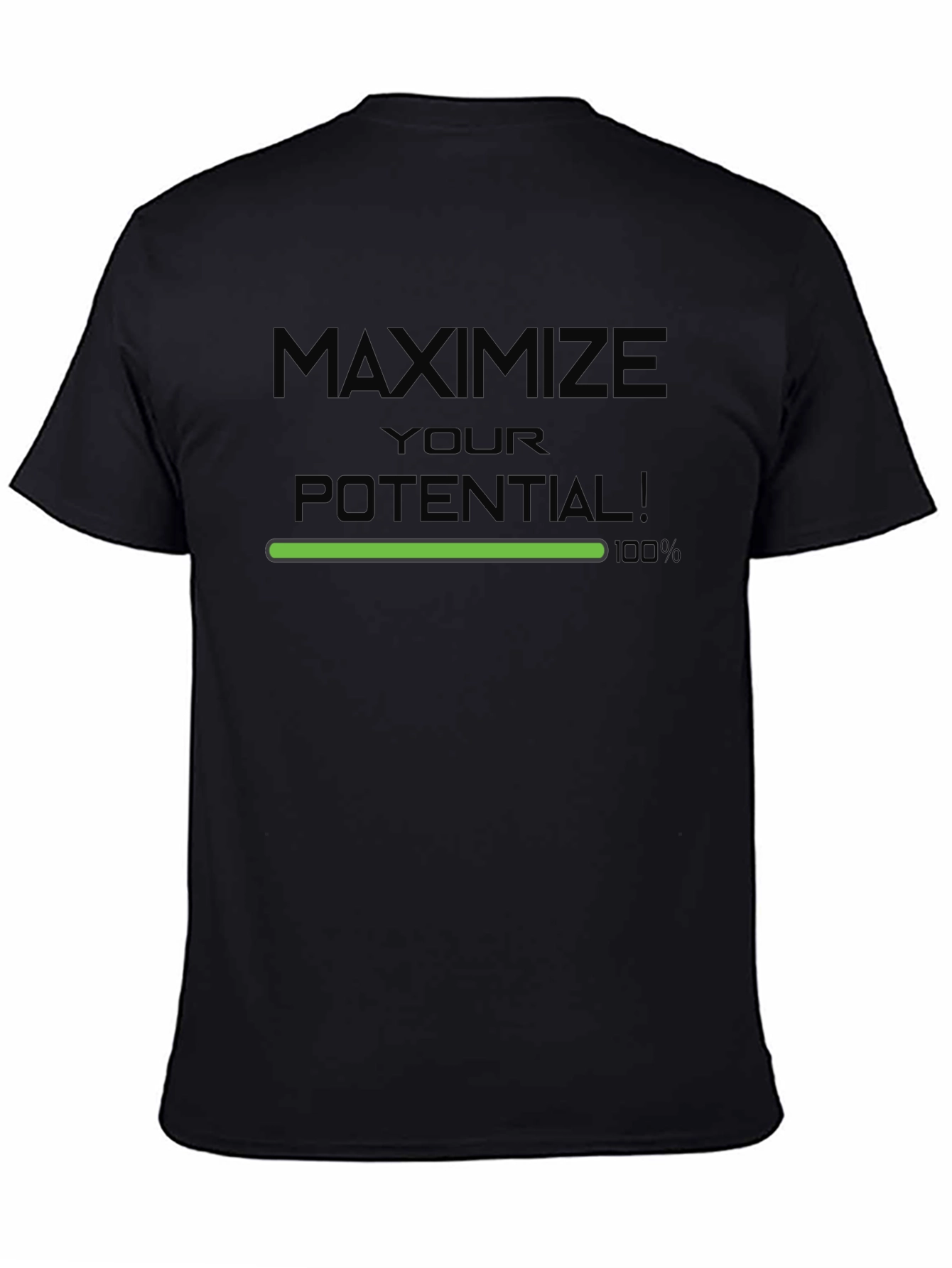 Maximize Your Potential Graphic Tee - Black