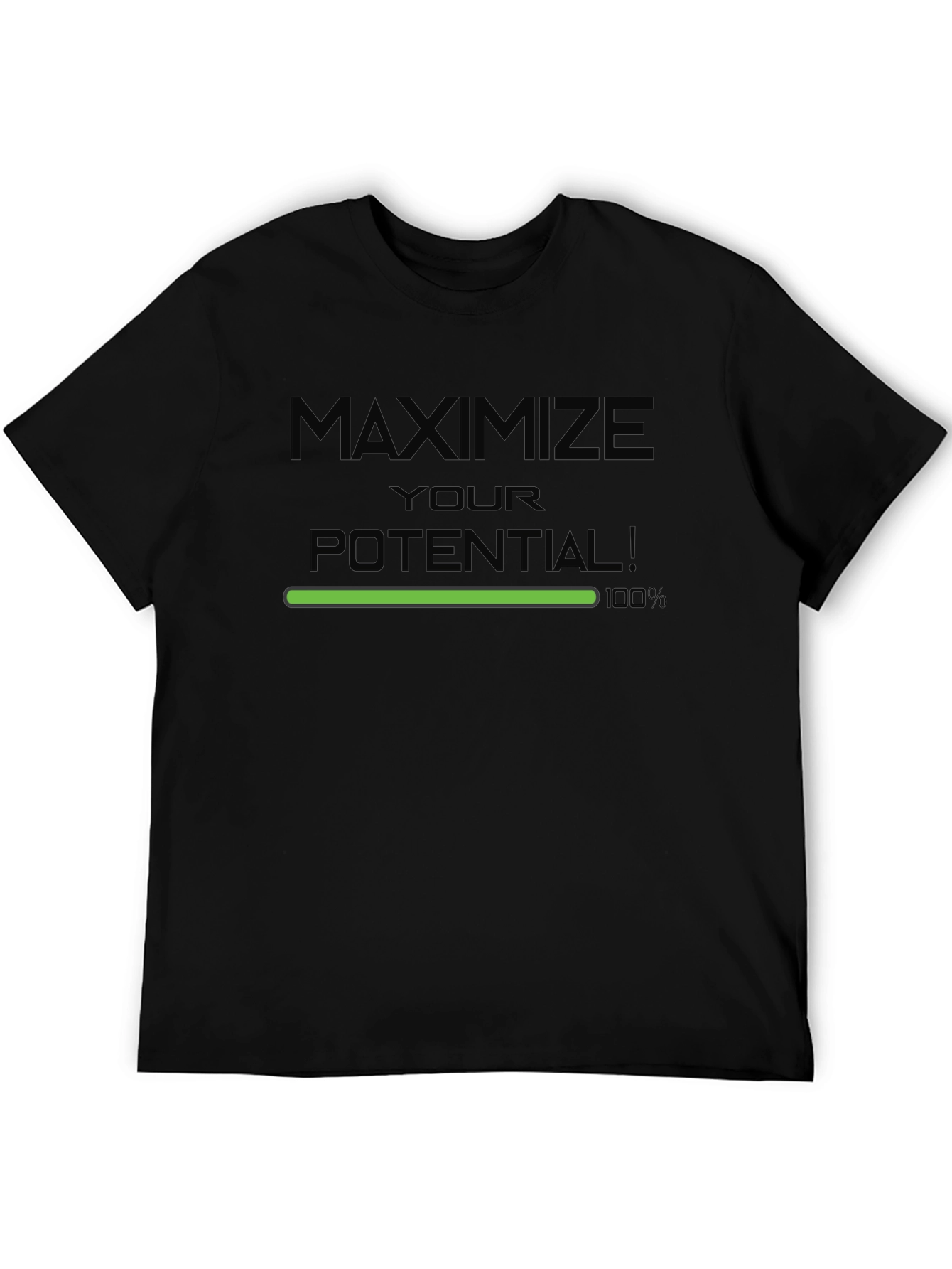 Maximize Your Potential Graphic Tee - Black