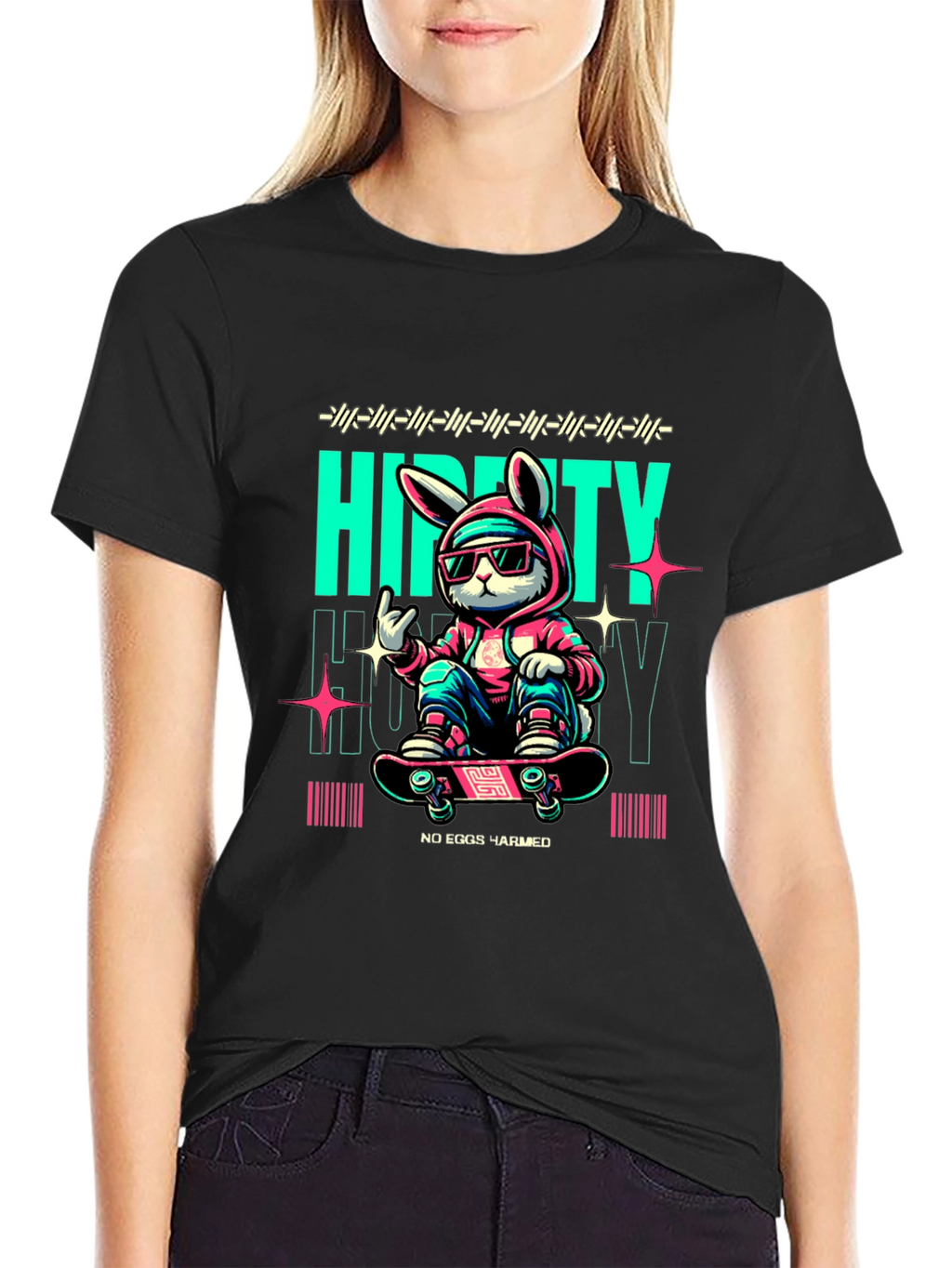 Hip Hop Bunny Graphic Tee