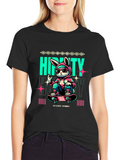Hip Hop Bunny Graphic Tee