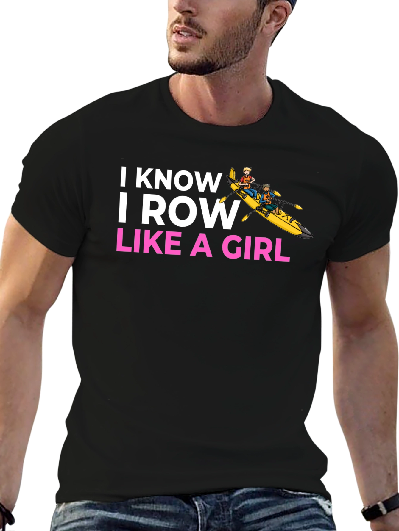 I Know I Row Like a Girl T-Shirt