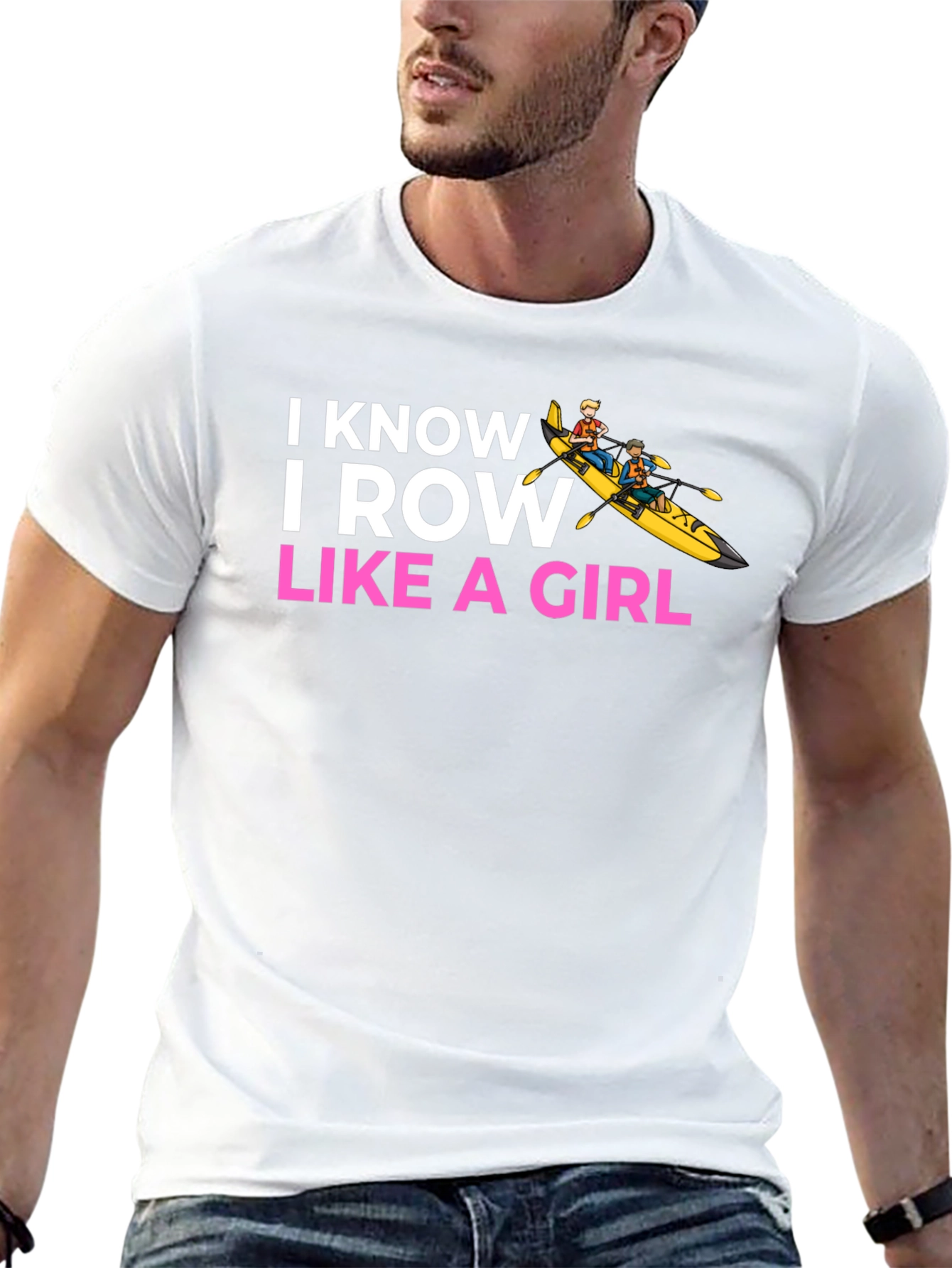 I Know I Row Like a Girl T-Shirt