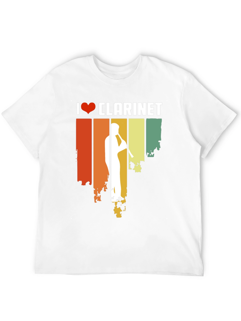 I Love Clarinet T-Shirt - Music Gift