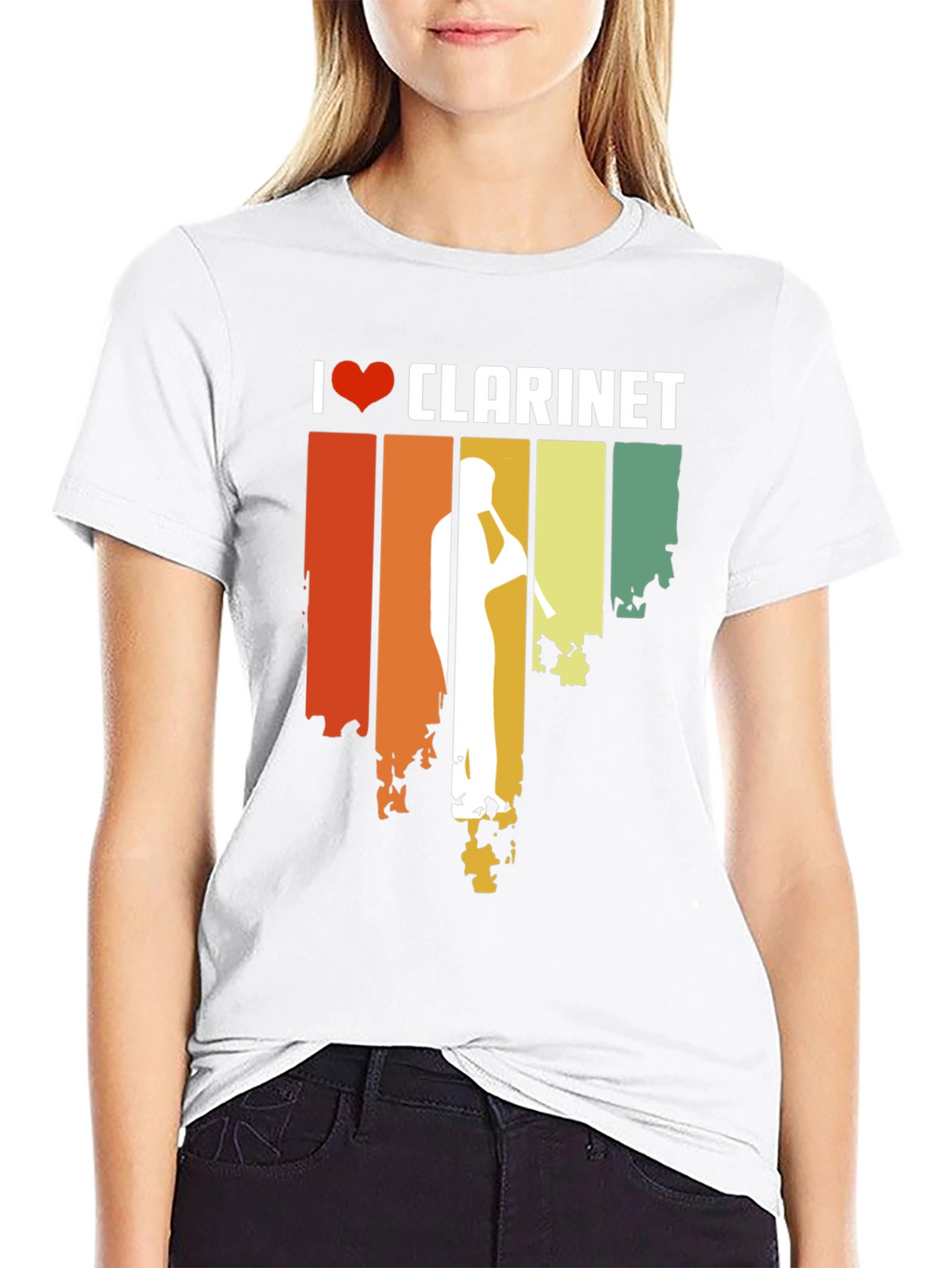 I Love Clarinet T-Shirt - Music Gift