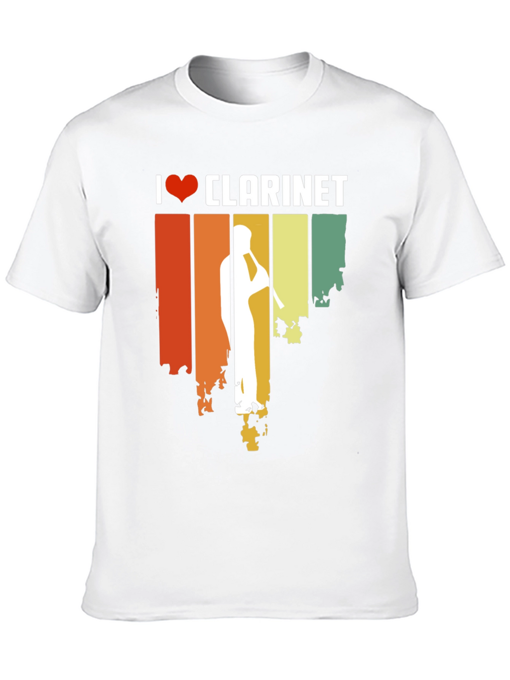 I Love Clarinet T-Shirt - Music Gift