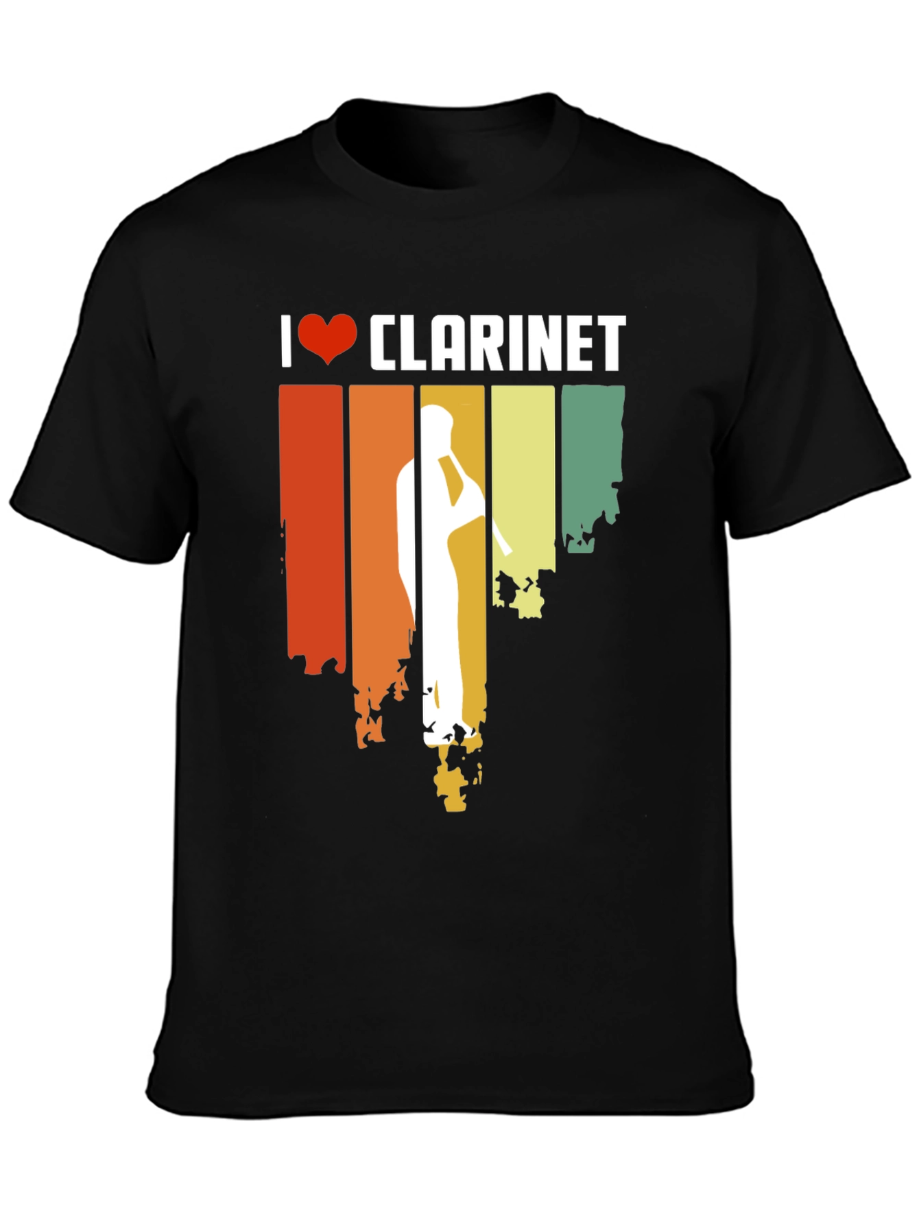 I Love Clarinet T-Shirt - Music Gift