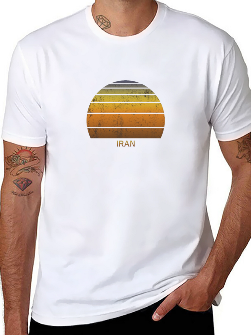 Iran Sunset T-Shirt - Retro Graphic Tee