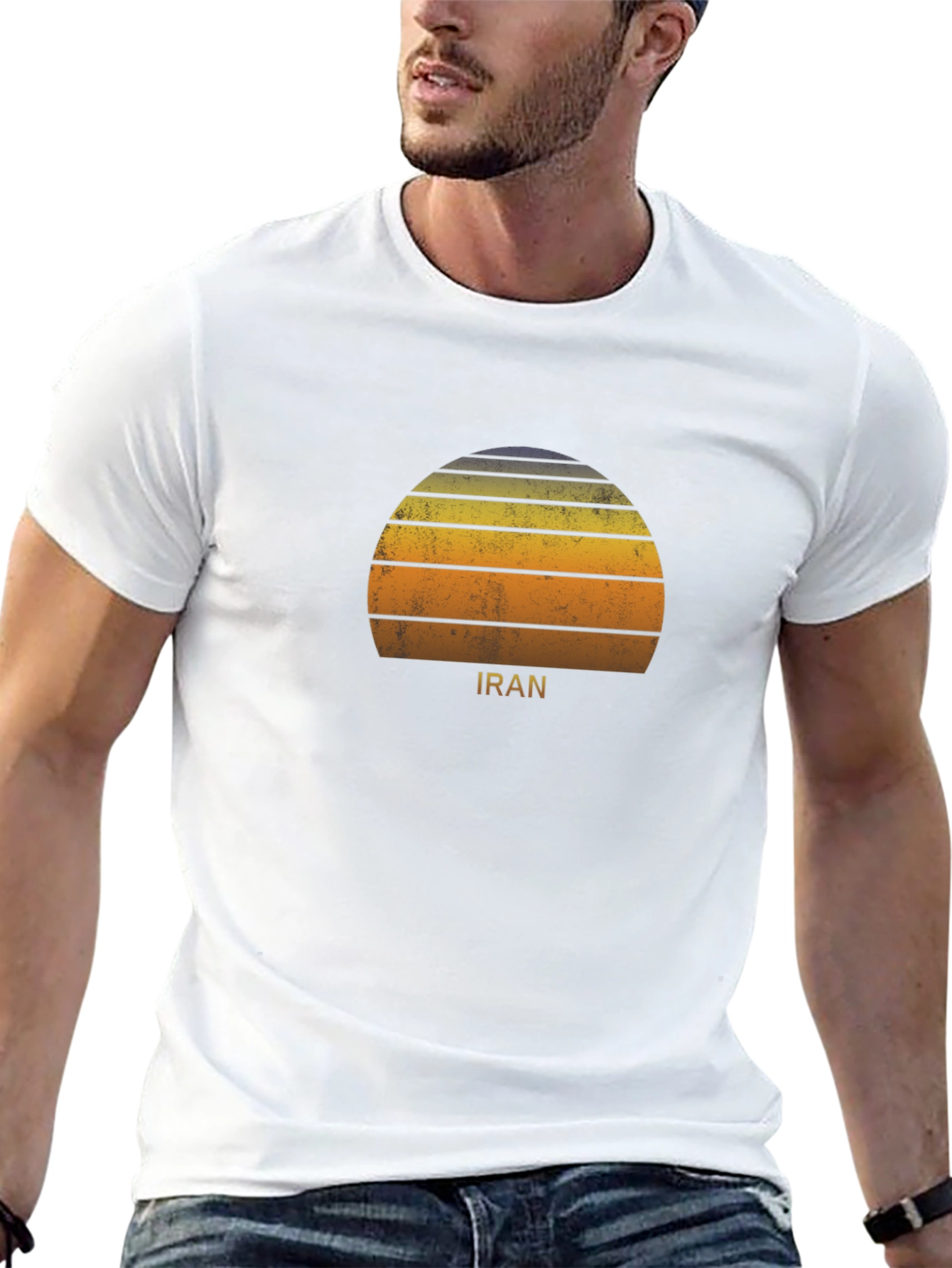 Iran Sunset T-Shirt - Retro Graphic Tee