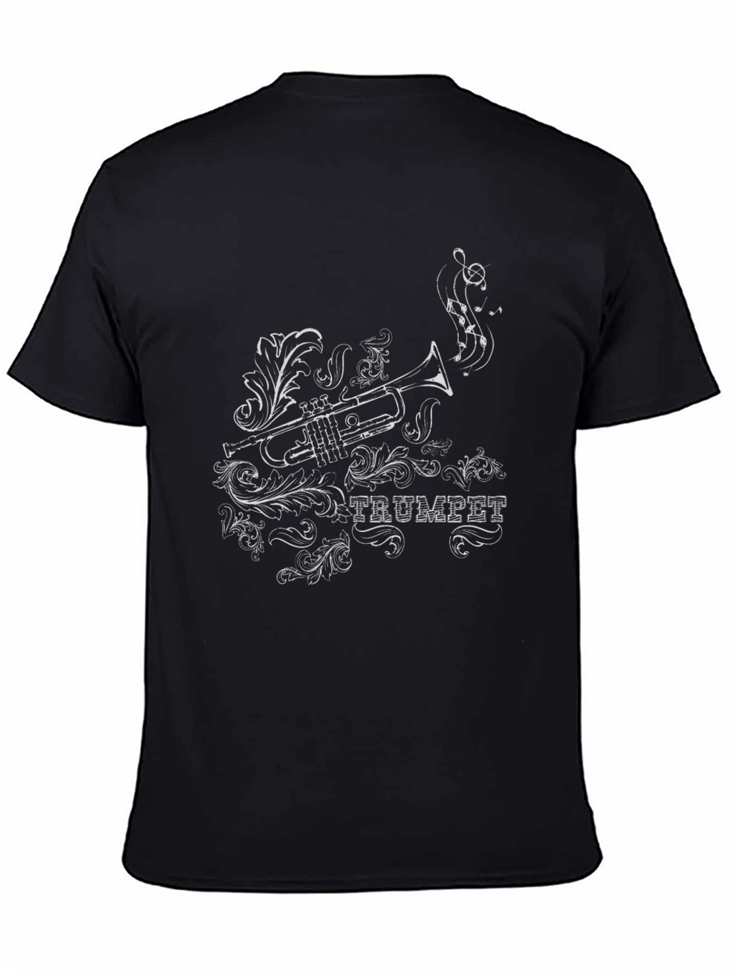 Trumpet Graphic T-Shirt - Stylish Musical Tee