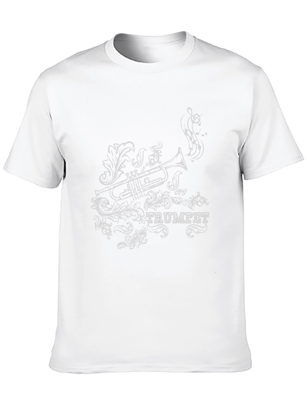 Trumpet Graphic T-Shirt - Stylish Musical Tee