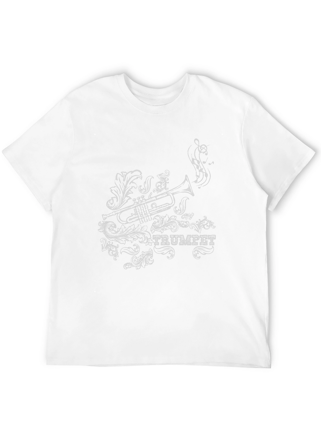 Trumpet Graphic T-Shirt - Stylish Musical Tee