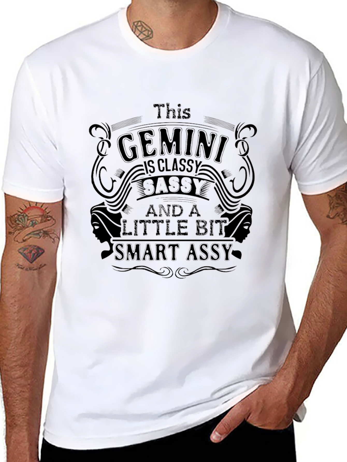Gemini Classy Sassy Smart Assy Graphic Tee