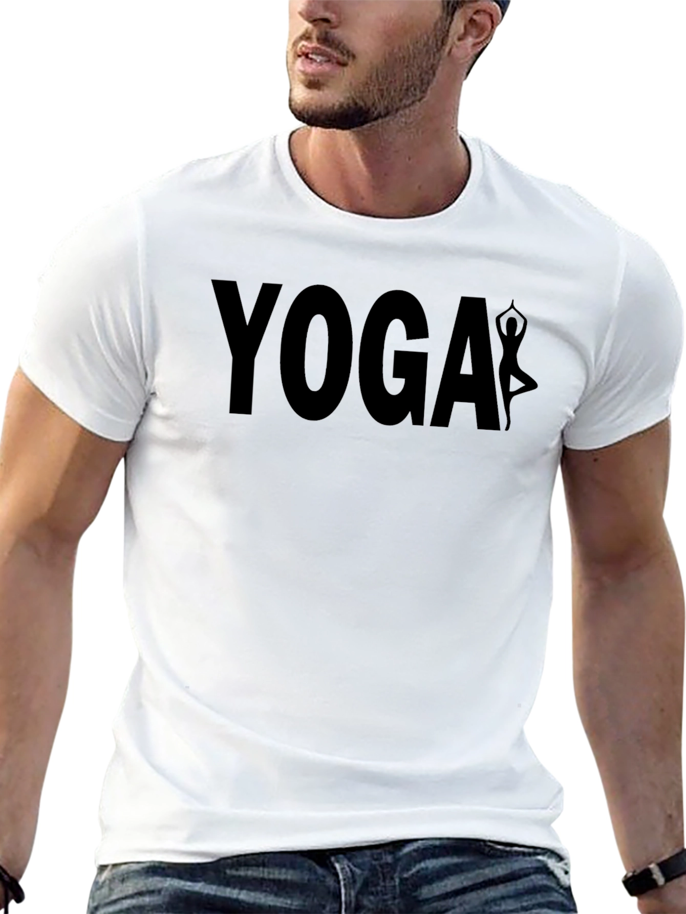 Yoga Graphic Tee - Black