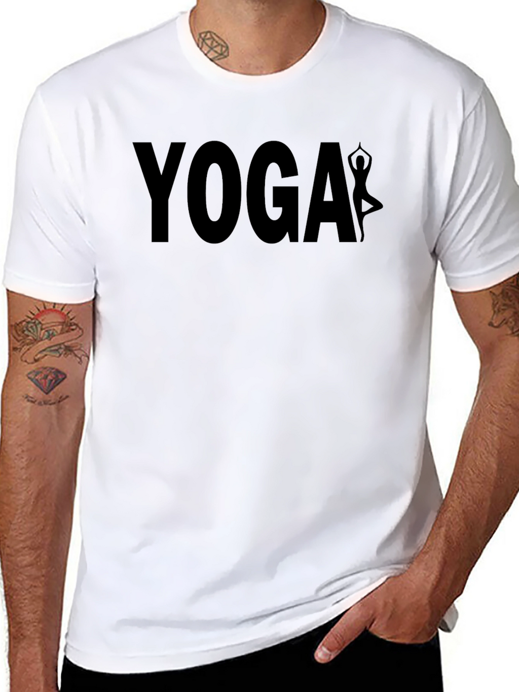 Yoga Graphic Tee - Black