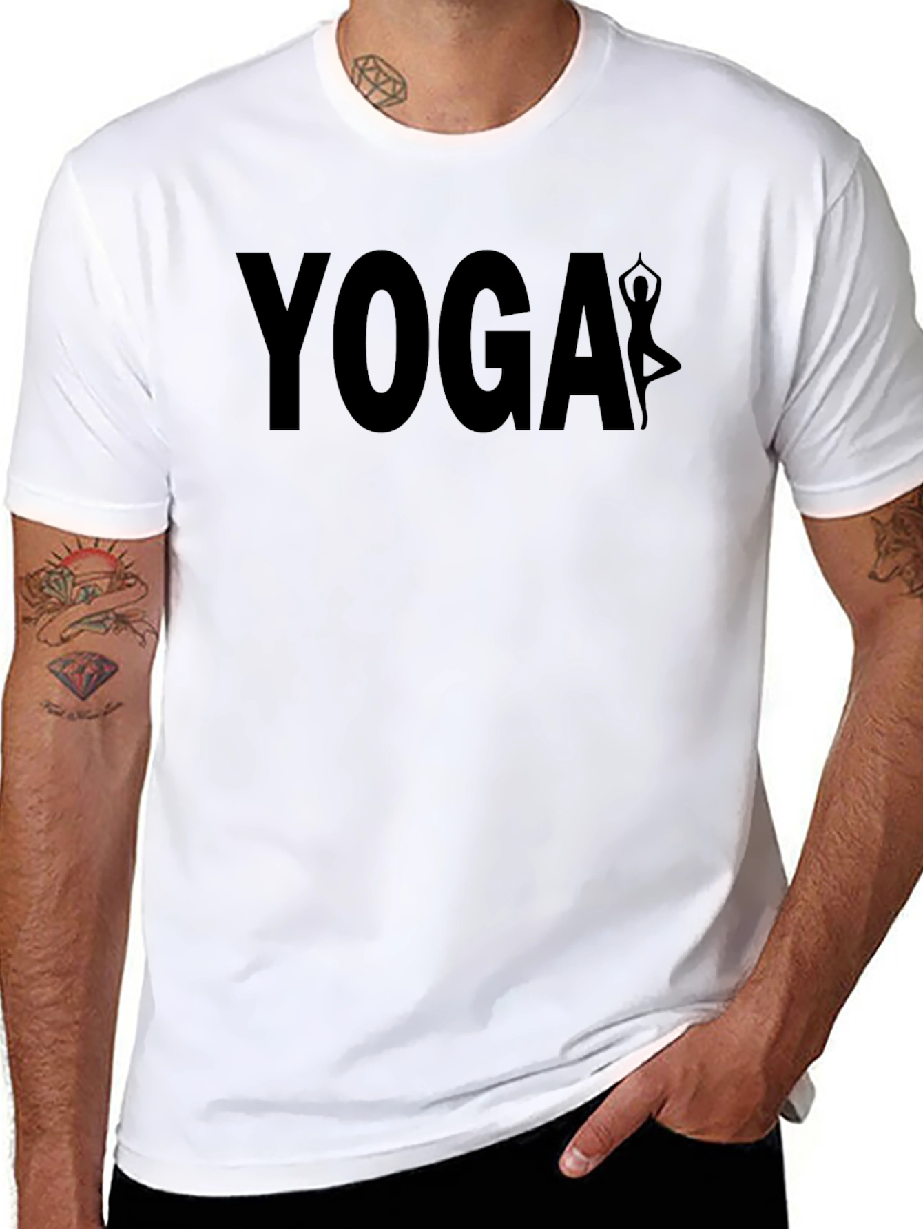 Yoga Graphic Tee - Black