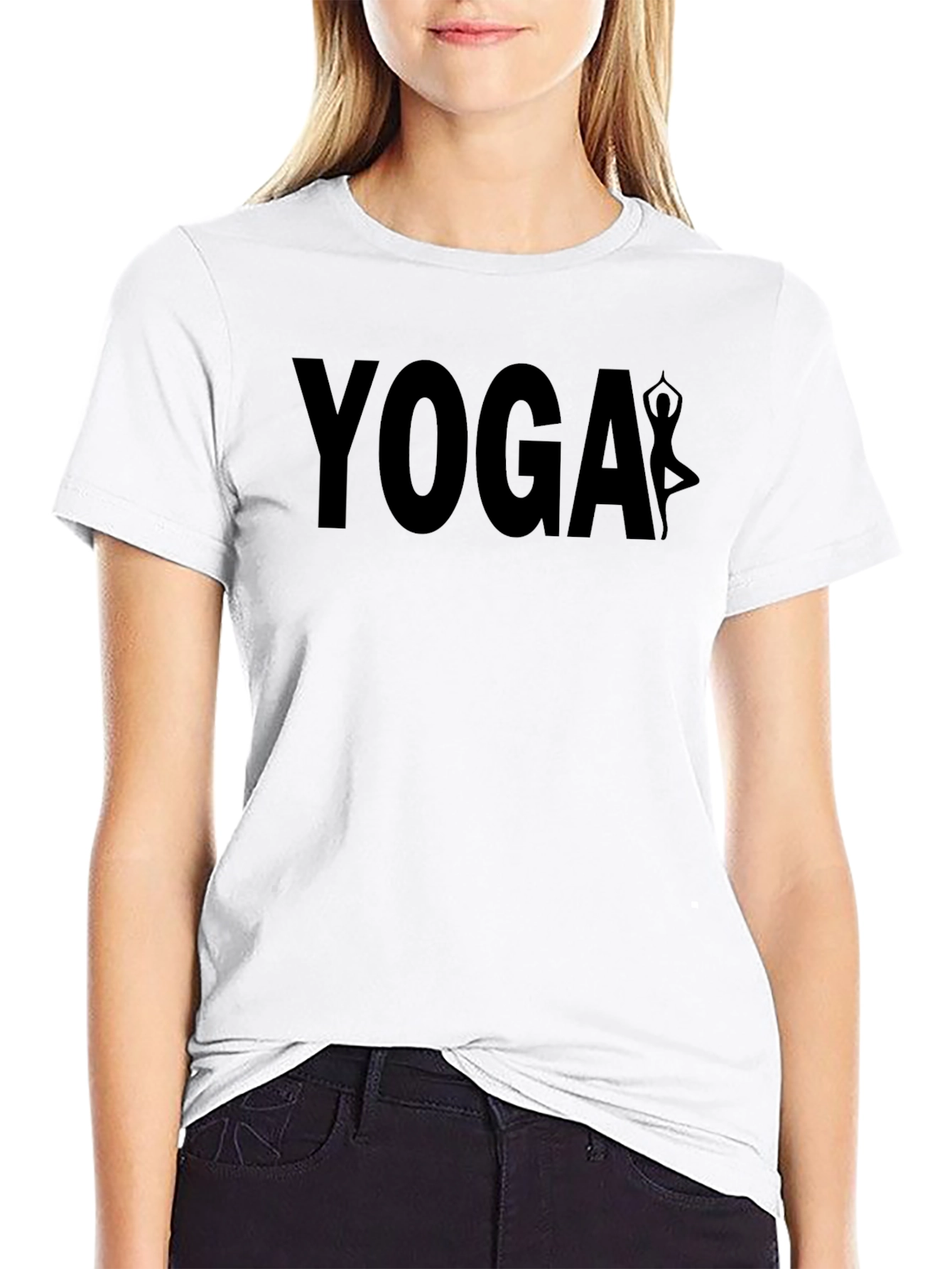Yoga Graphic Tee - Black