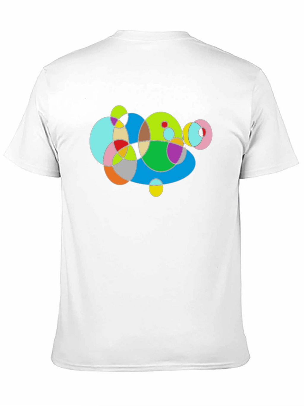 Abstract Geometric Circles Graphic T-Shirt