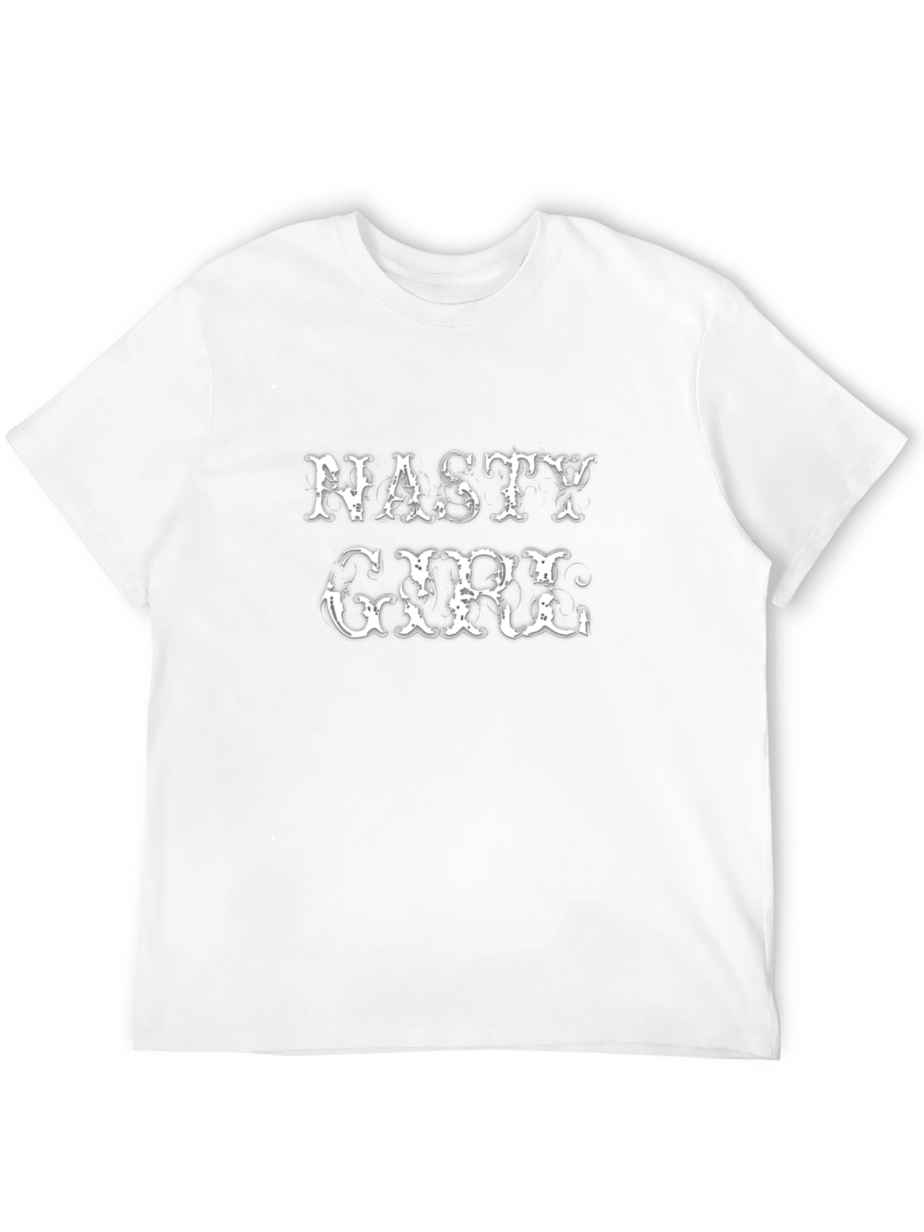 Nasty Girl Graphic Tee - Unisex Black Cotton T-Shirt