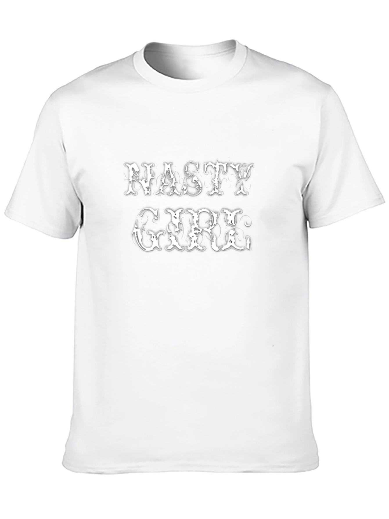 Nasty Girl Graphic Tee - Unisex Black Cotton T-Shirt