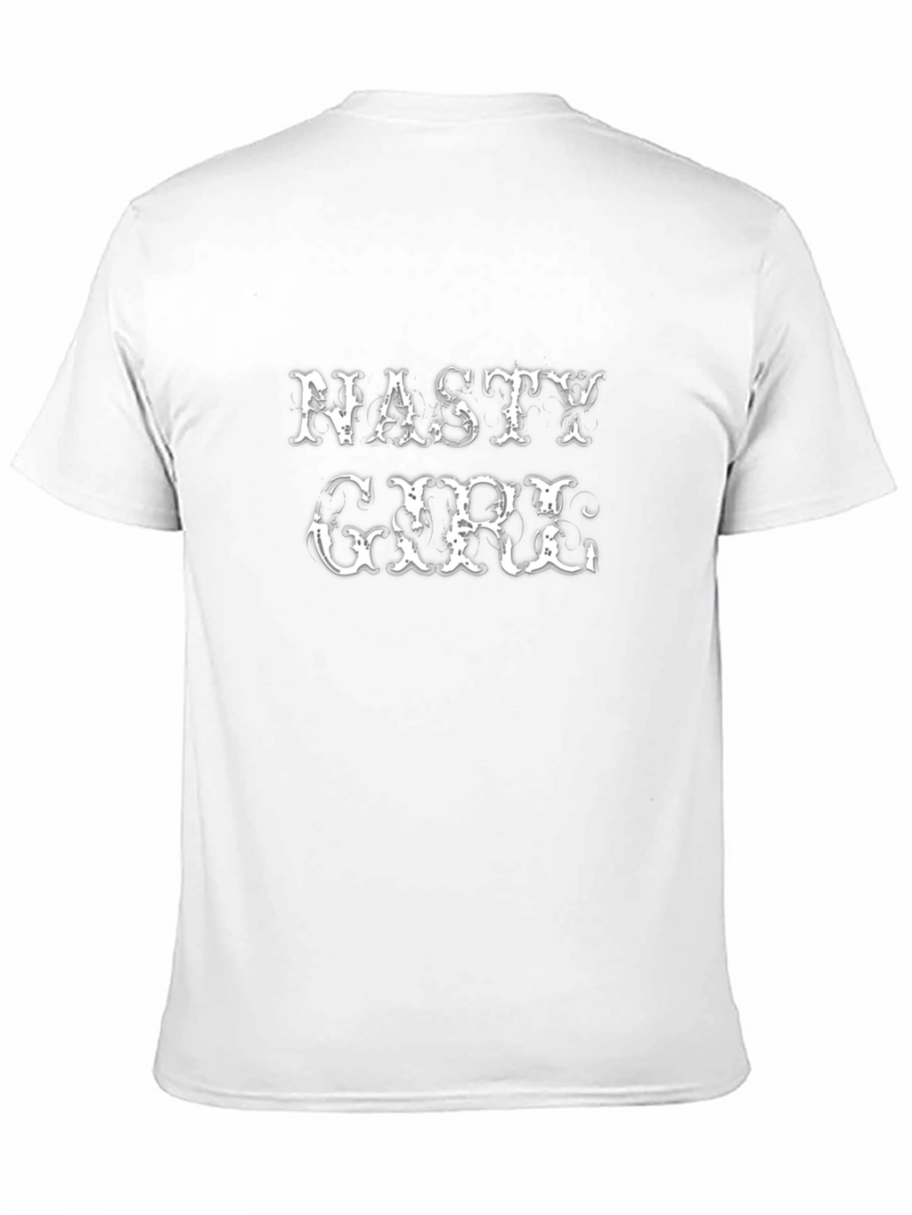 Nasty Girl Graphic Tee - Unisex Black Cotton T-Shirt