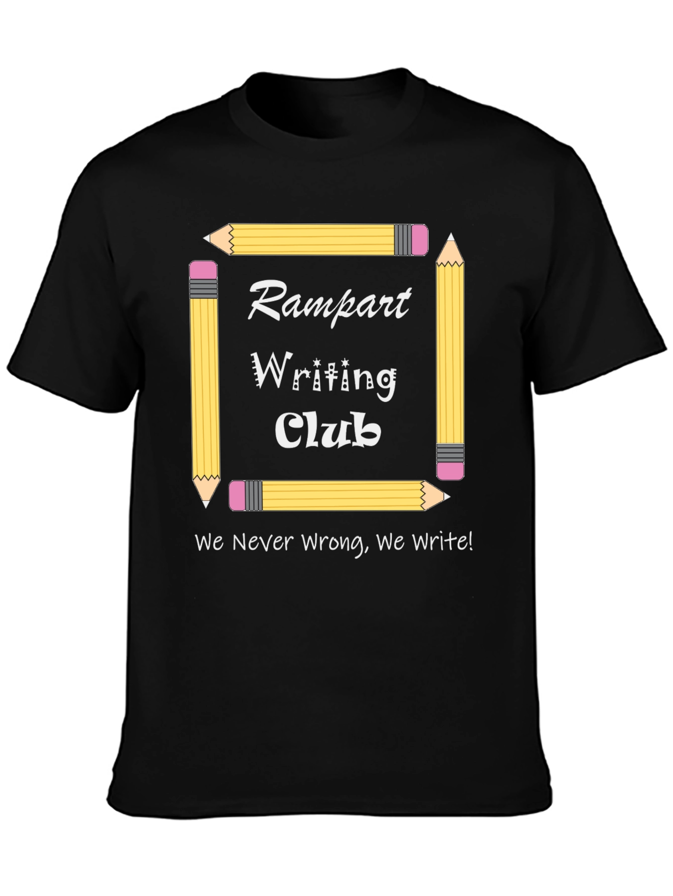 Rampart Writing Club Tee - Creative Writer Apparel