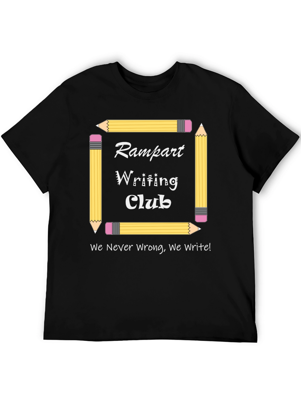 Rampart Writing Club Tee - Creative Writer Apparel