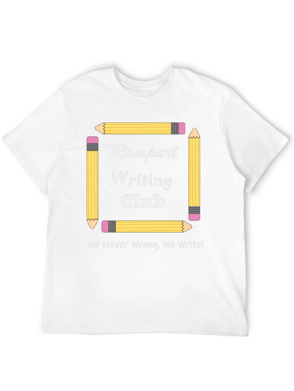 Rampart Writing Club Tee - Creative Writer Apparel