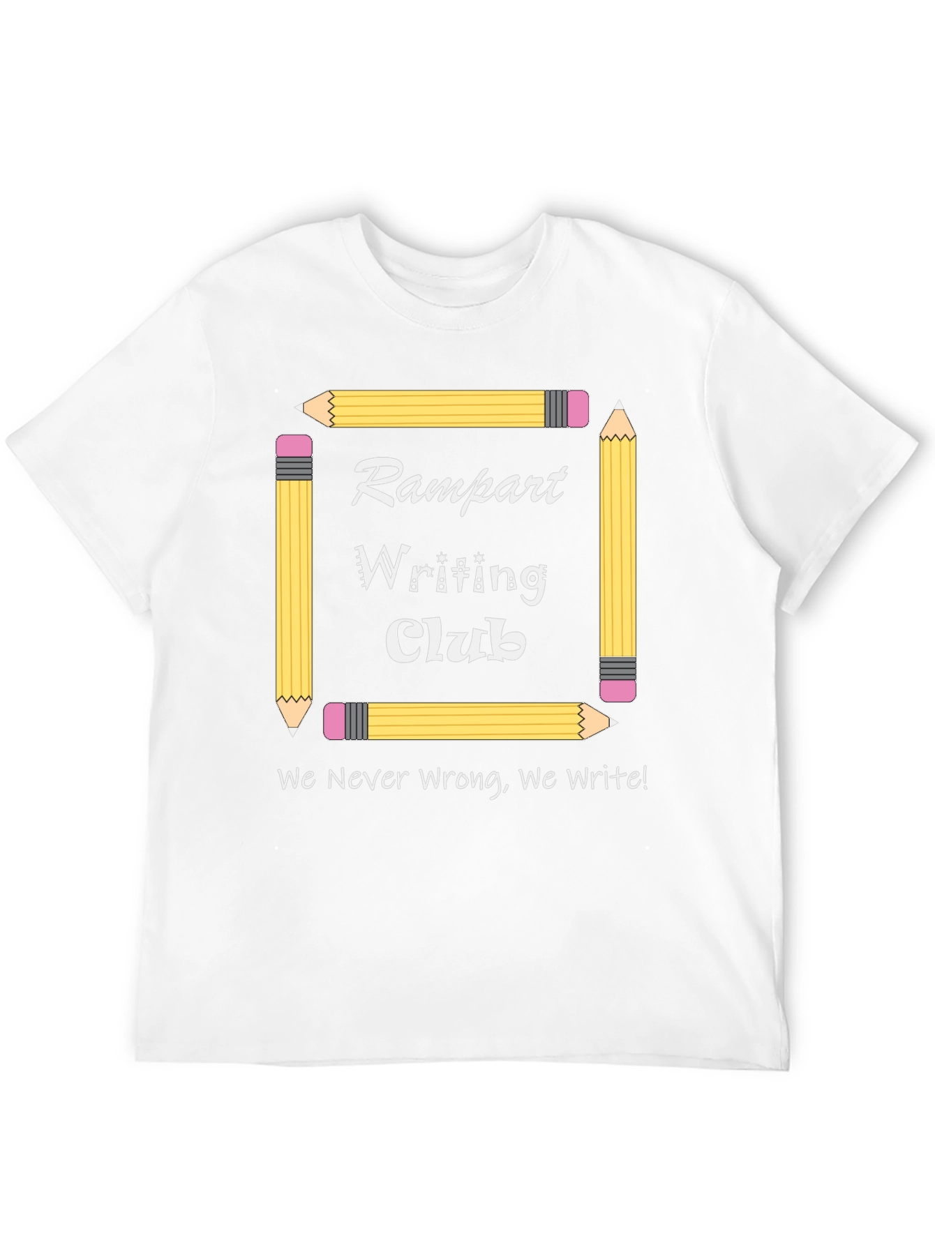 Rampart Writing Club Tee - Creative Writer Apparel