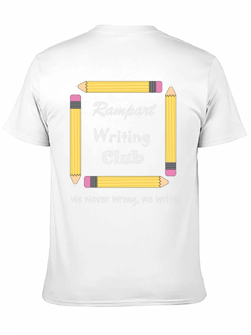 Rampart Writing Club Tee - Creative Writer Apparel