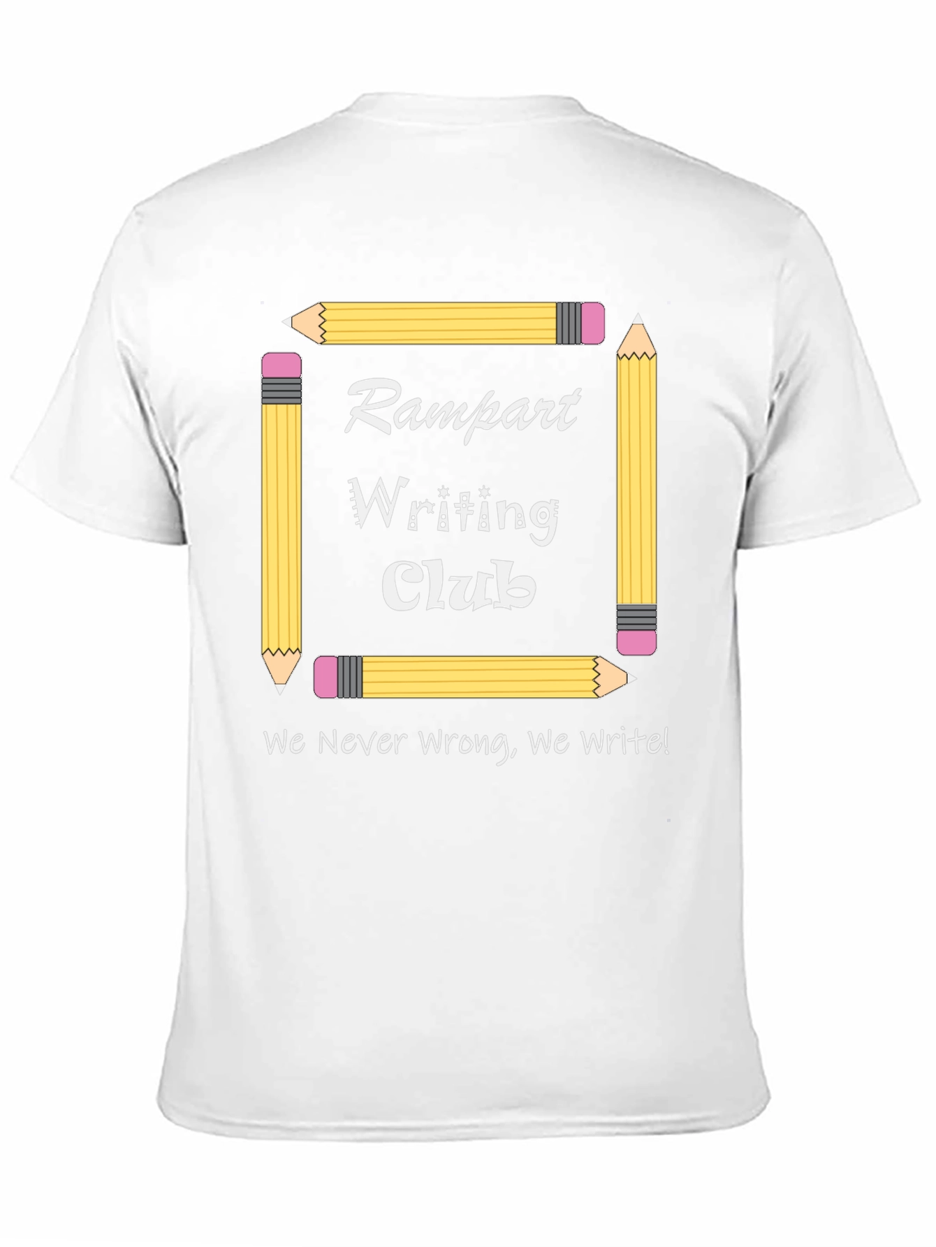 Rampart Writing Club Tee - Creative Writer Apparel