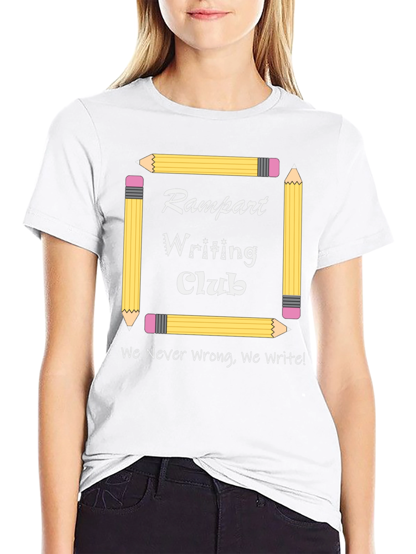 Rampart Writing Club Tee - Creative Writer Apparel