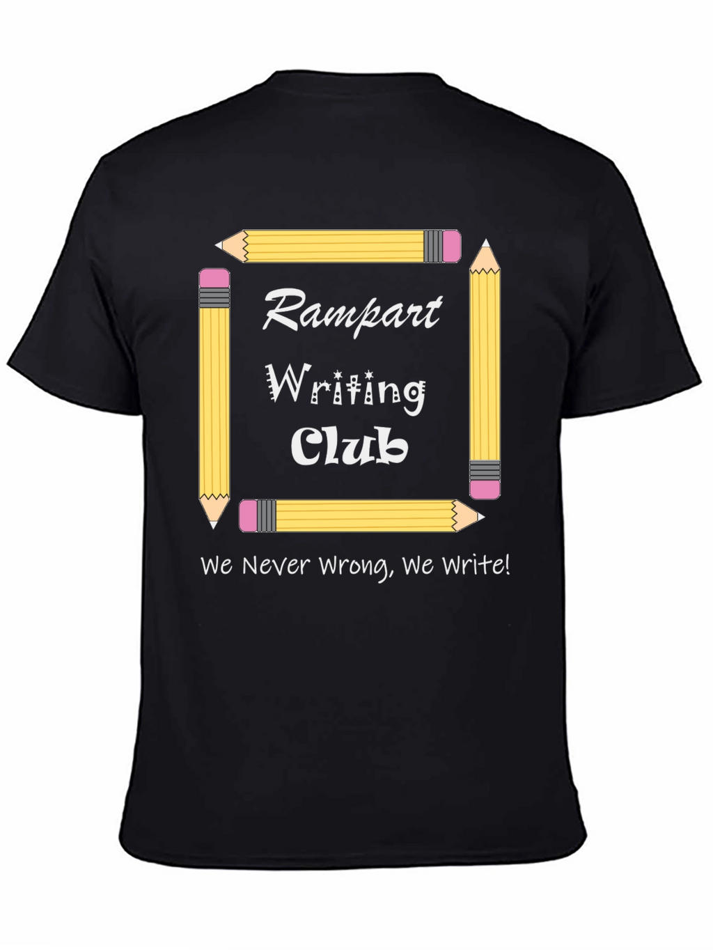 Rampart Writing Club Tee - Creative Writer Apparel