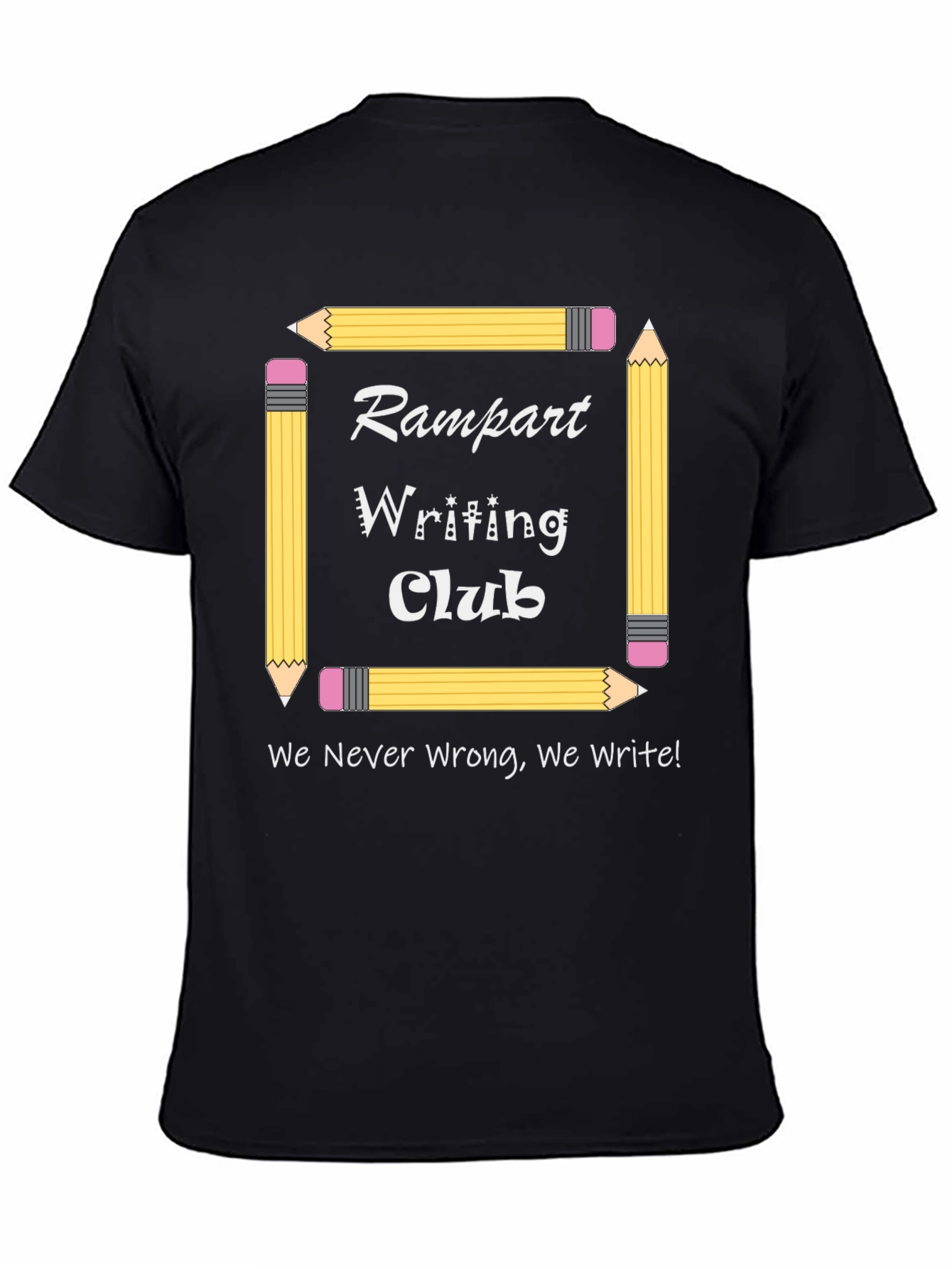 Rampart Writing Club Tee - Creative Writer Apparel